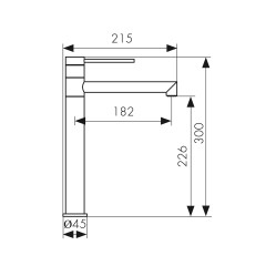 43111-2 Смеситель KAISER Vita для раковины