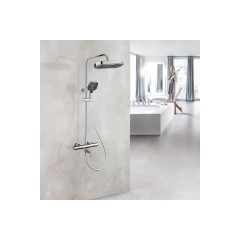 Deivon Душевая стойка с термостатическим смесителем SDI-1832 Хром