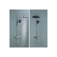 Deivon Душевая стойка с термостатическим смесителем SDI-1832 Хром