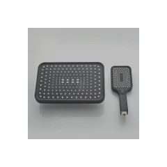 GaLaxy Чёрный матовый. Душевая система с термостатом SDI-1801