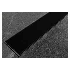 Laguna 800 мм Душевой трап. Чёрное стекло