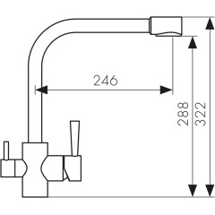 Смеситель KAISER Mercur для кухни 26044-10
