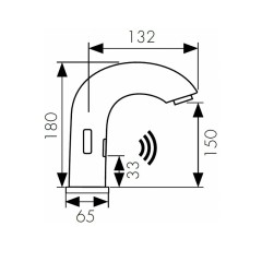 Смеситель KAISER Sensor для раковины 38421