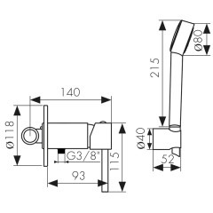 Смеситель KAISER Merkur для скрытого монтажа 26317