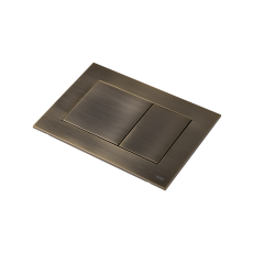 Панель смыва унитаза TECE TECEnow 9240435 с двумя клавишами бронза