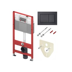 Инсталляция TECE Base K440407 + унитаз BelBagno UNO BB3105CHR/SC, безободковый