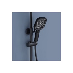 Deivon Душевая стойка с термостатическим смесителем SDI-1834 Черная