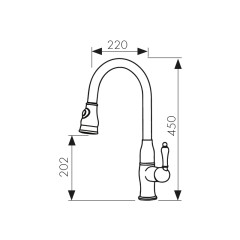 Смеситель KAISER Vincent для кухни 31344