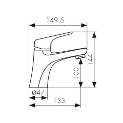Смеситель KAISER Eco для раковины 00011