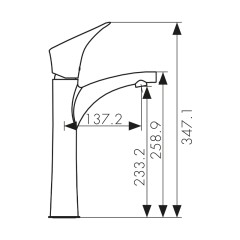 Смеситель KAISER Calla для раковины 71111