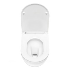 Унитаз подвесной безободковый TECEspring Model R 9700998, с сиденьем микролифт, белый