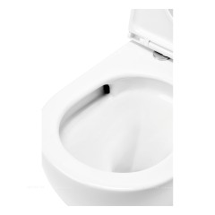 Унитаз подвесной безободковый TECEspring Model R 9700998, с сиденьем микролифт, белый