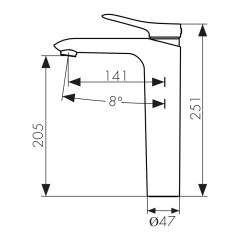 Смеситель KAISER Sena для раковины 74111