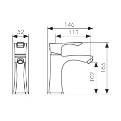 Смеситель KAISER Boss для раковины 51011