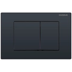 Инсталляция для унитаза HARUS CC.300.80.01 с креплением и кнопкой смыва Minimalista FP.310.DW.01, черный матовый