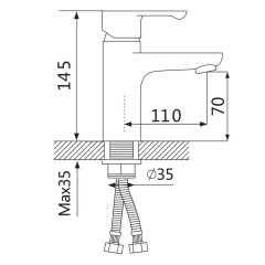 Смеситель для раковины VIEIR V233511