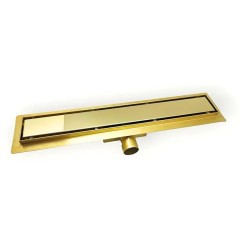 Трап под плитку 70х800 мм TIM, с сухим затвором BAD488002GP золото