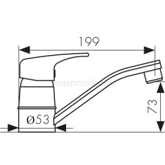 19310 Смеситель KAISER Leon для раковины