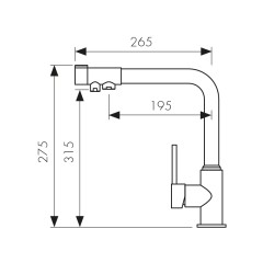 Смеситель KAISER Teka для кухни 13044-10