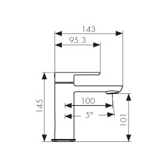 Смеситель KAISER Saga для раковины 53011