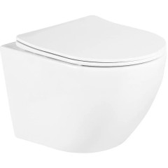 Унитаз подвесной Belbagno UNO BB3105CHR/SC с сиденьем микролифт