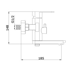 Смеситель для ванны VIEIR V383531