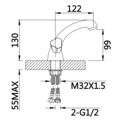 Смеситель для раковины VIEIR V150111