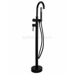 Смеситель KAISER Merkur 26282-2 напольный для ванны черный матовый