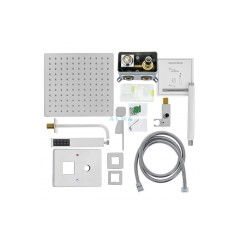 Liros Встраиваемый душевой комплект со смесителем 3 режима TVZ-0876 Хром