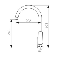 Смеситель KAISER Glory для кухни 69044