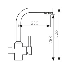 Смеситель KAISER Decor для кухни 40144-7 ORA