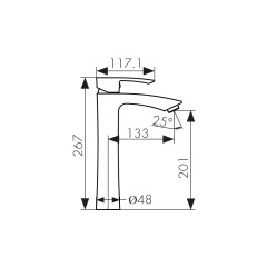 Смеситель KAISER Aurora для раковины 67033