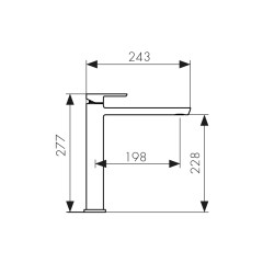 Смеситель KAISER Saga для раковины 53033