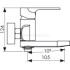 Смеситель KAISER Linear для ванны 59022