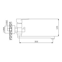 Смеситель для ванны VIEIR V263541
