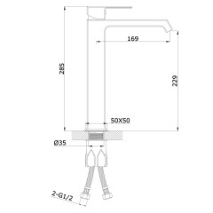 Смеситель для раковины VIEIR V443512