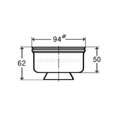 Стакан для сифона Viega Advantix 583255 сухой затвор
