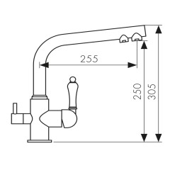 Смеситель KAISER Vincent для кухни 31144-3