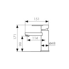Смеситель KAISER Sonat для раковины 34011-1Bronze