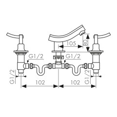 Смеситель KAISER Logo для раковины 47122