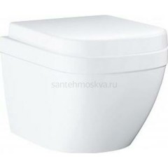 Инсталляция GROHE Rapid SL 38772001, с кнопкой смыва + Унитаз подвесной GROHE Euro Ceramic 39206000