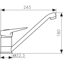 Смеситель KAISER City для кухни 20433