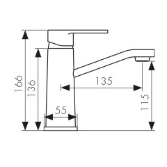 Смеситель KAISER Sonat для раковины 34511