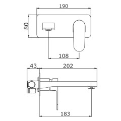 Смеситель для раковины VIEIR V283513
