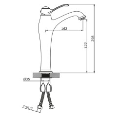 Смеситель для раковины VIEIR V413512C