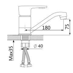 Смеситель для раковины VIEIR V194012