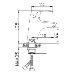 Смеситель для раковины VIEIR V204011