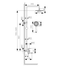 Душевая система KAISER Sonat 34082-2