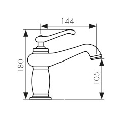 Смеситель KAISER Logo для раковины 47711