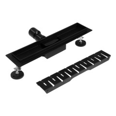 Трап 70х400 мм TIM BAD464002BK, нержавеющая сталь